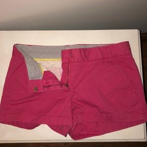 Pink J. Crew Shorts